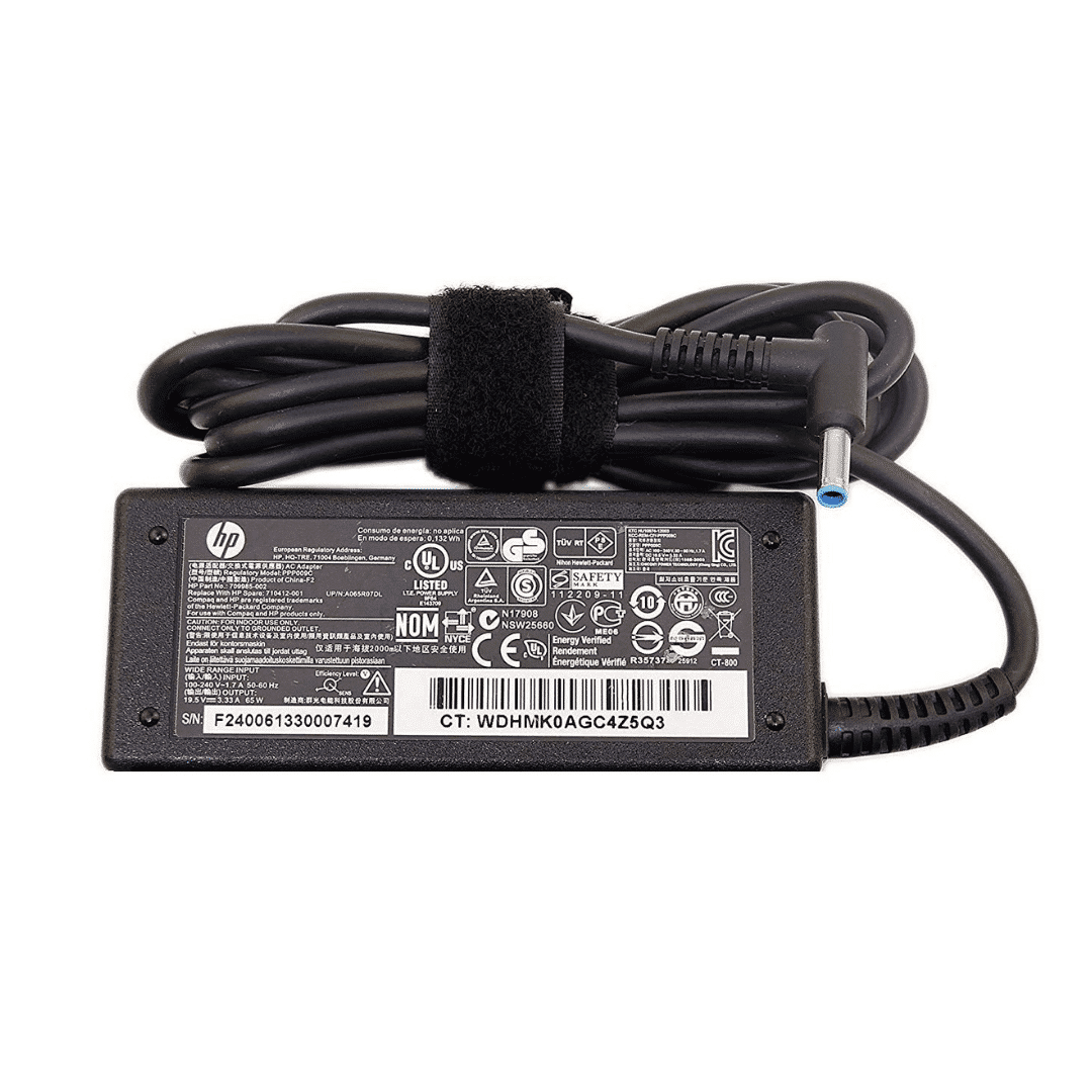 HP Blue Pin 65w 19.5V 3.33A Adapter